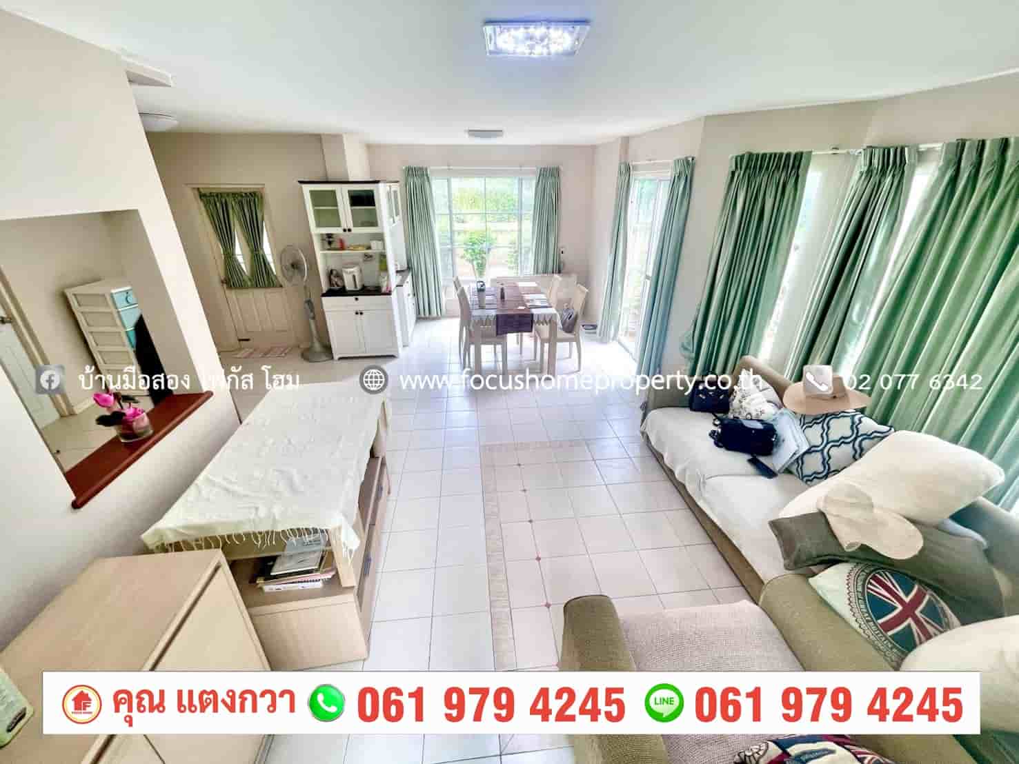 ขาย บ้านเดี่ยว หลังมุม หมู่บ้าน ชลลดา ลาดปลาดุก